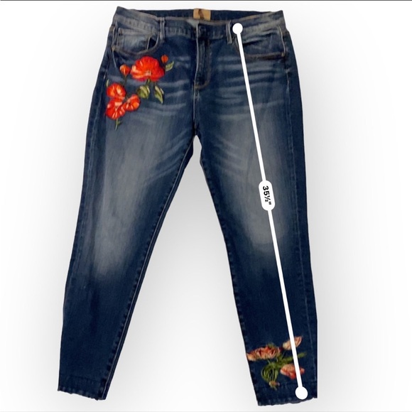 DRIFTWOOD Jackie embroidered jeans. Size 32​ - Picture 10 of 10